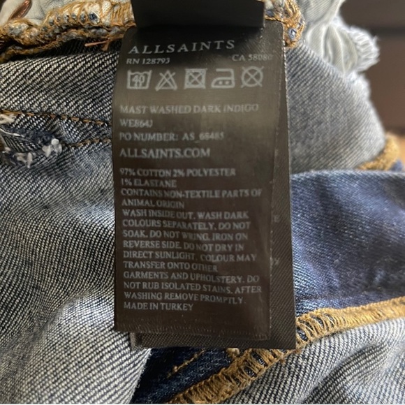 All Saints ‘Mast’ Skinny Jeans - Picture 11 of 11